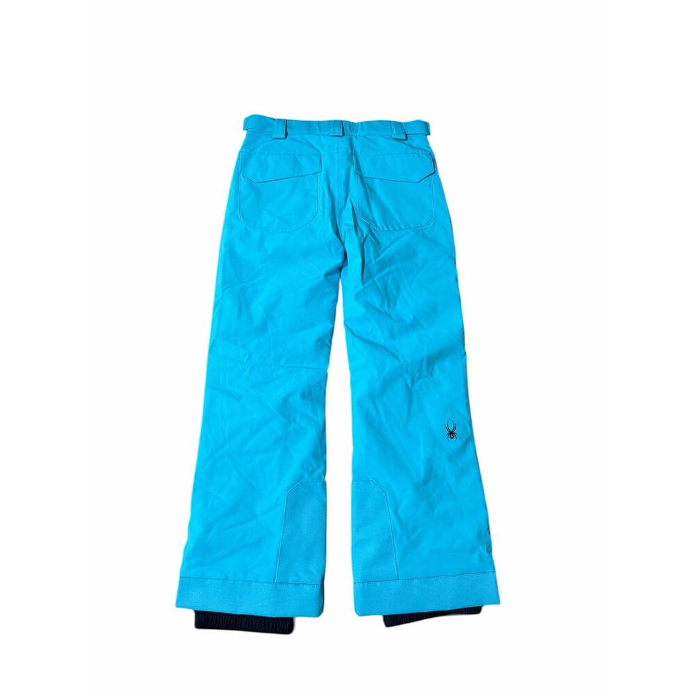 Spyder Olympia Ski Insulated Pants Bahama Blue Youth Girl Size 14 - Picture 2 of 3